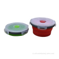Silicone Hộ gia đình Hộp ăn trưa Gấp
